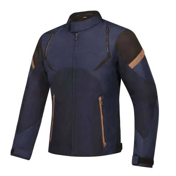 Blouson Ixon STRIKER RETRO – Noir / Bleu Ref : IX1926