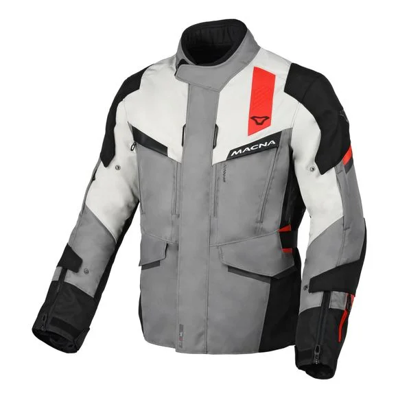 Blouson Macna ZASTRO – Gris / Rouge Ref : MAC0449