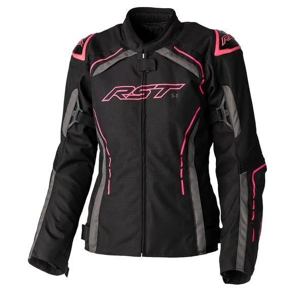 Blouson RST S1 TEX FEMME – Noir / Blanc Ref : RST0169