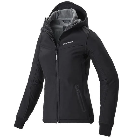 Blouson Spidi HOODIE ARMOR LADY – Noir Ref : SPI0547