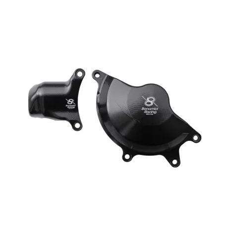 BMW S1000RR LEFT SIDE CRANKCASE PROTECTION 2 PARTS RACING ALU MASS SIZE BONAMICI