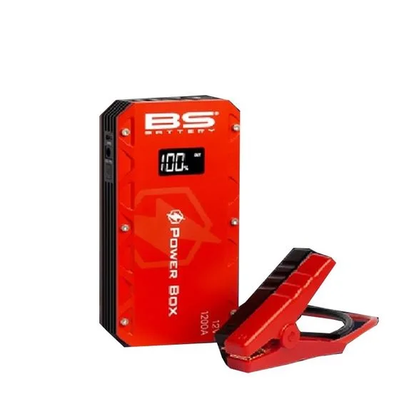 Booster BS Battery Power Box PB-02 avec chargeur USB Universel – Rouge / Noir Ref : BSB0007 / 1123664