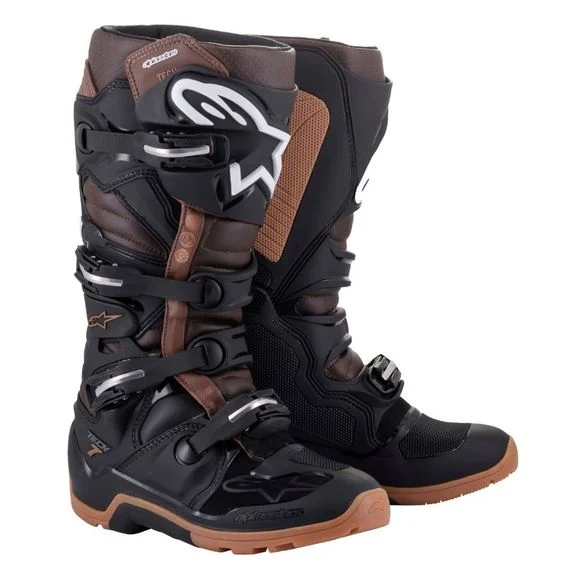 Botte enduro Alpinestars TECH 7 2025 – Noir / Marron Ref : AP12410