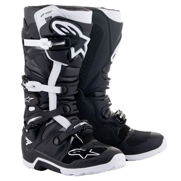 Botte enduro Alpinestars TECH 7 – DRYSTAR 2025 – Noir / Blanc Ref : AP12722