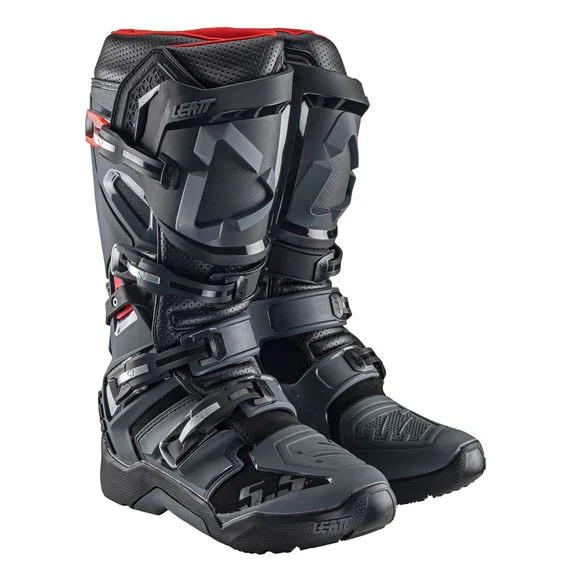 Botte enduro Leatt ENDURO 5.5 FLEXLOCK – GRAPHENE 2024 – Noir / Gris Ref : LB0429