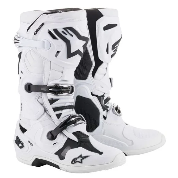 Bottes cross Alpinestars TECH 10 – WHITE 2023 – Blanc Ref : AP11474