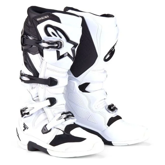 Bottes cross Alpinestars TECH 7 2025 – Blanc / Noir Ref : AP3542