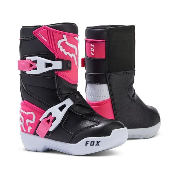 Bottes cross Fox ENFANT COMP – Noir / Rose Ref : FX4156