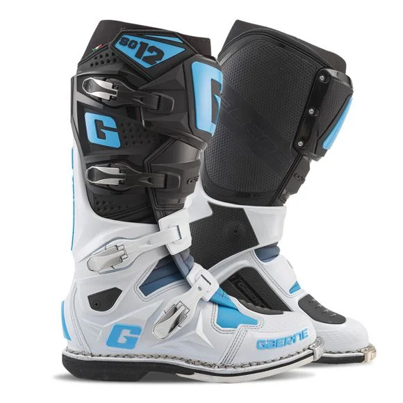 Bottes cross Gaerne SG12 LIMITED EDITION 2025 – Noir / Blanc Ref : GA0234