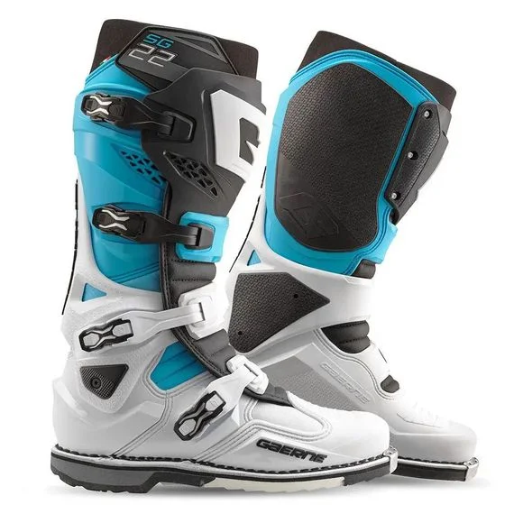 Bottes cross Gaerne SG22 2024 – Blanc / Noir Ref : GA0232