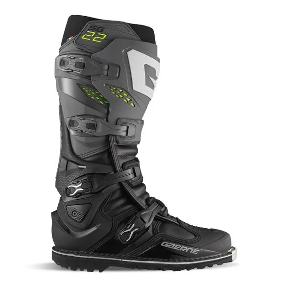 Bottes cross Gaerne SG22 GORE-TEX® ENDURO 2025 – Gris / Noir Ref : GA0230