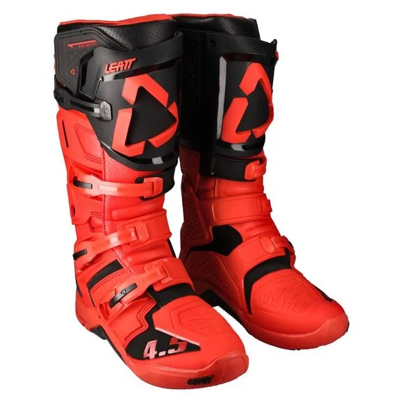 Bottes cross Leatt 4.5 – RED 2023 – Rouge / Noir Ref : LB0524