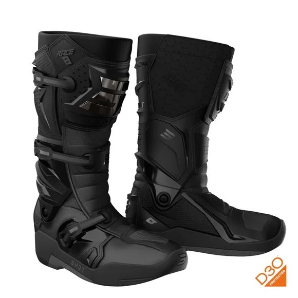 Bottes cross Shot RACE 8 2024 – Noir / Gris Ref : SO2445-C65518