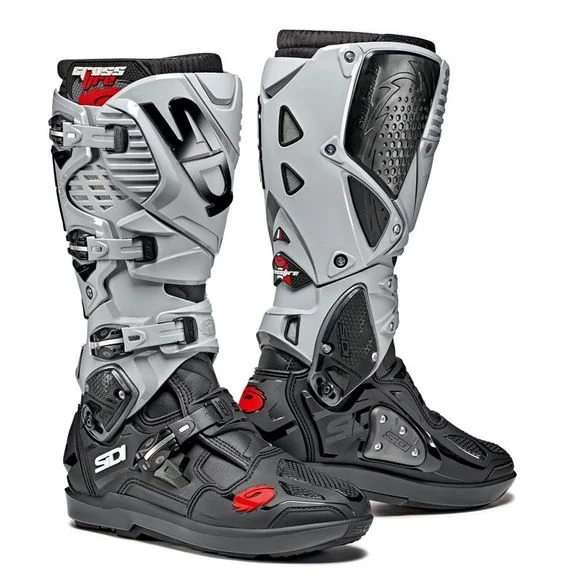 Bottes cross Sidi CROSSFIRE 3 SRS 2025 – Noir / Gris Ref : SID0146
