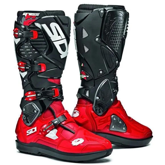 Bottes cross Sidi CROSSFIRE 3 SRS 2025 – Rouge / Noir Ref : SID0159
