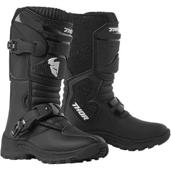 Bottes cross Thor BLITZ XP BLACK MINI – Noir Ref : TO2289
