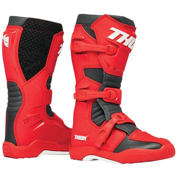 Bottes cross Thor BLITZ XR 2025 – Rouge / Noir Ref : TO3100
