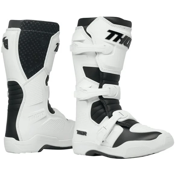 Bottes cross Thor BLITZ XR – FEMME 2025 – Blanc / Noir Ref : TO3104