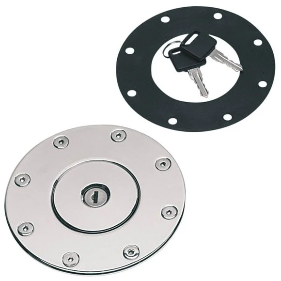 Bouchon de réservoir Drag Specialties Aero gas diamètre 120 mm Universel – Gris Ref : DRG0225 / 19141525