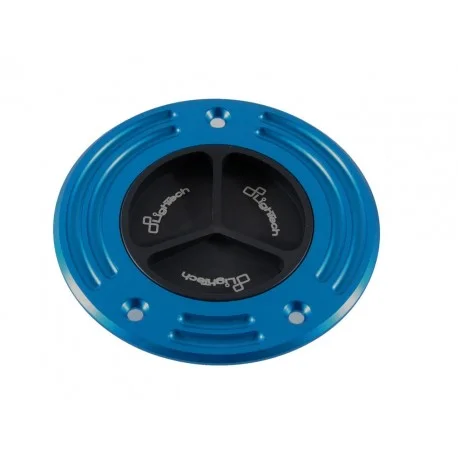 Bouchon de reservoir LIGHTECH noir/cobalt a vis Honda CBR600RR