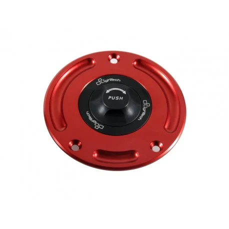 Bouchon de reservoir LIGHTECH noir/rouge 1/4 tour MV BRUTALE 800