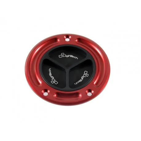 Bouchon de reservoir LIGHTECH noir/rouge a vis MV BRUTALE 800
