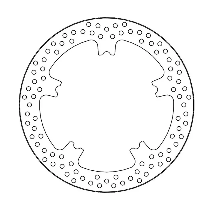 BRAKE DISC FIX ROUND FRONT