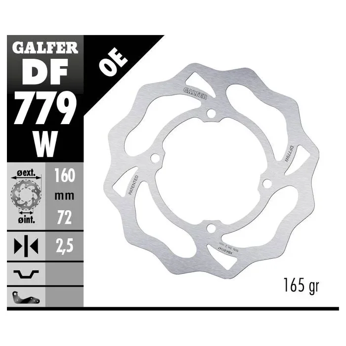 BRAKE DISC FIXED WAVE