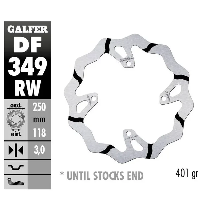 BRAKE DISC FIXED WAVE GR