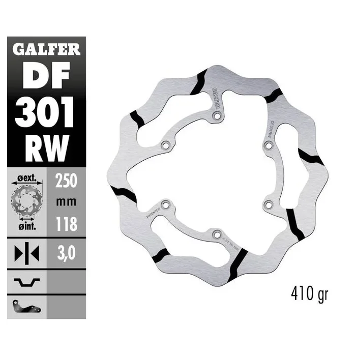 BRAKE DISC FIXED WAVE GR