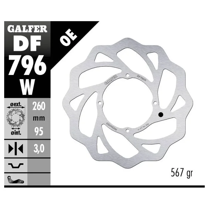 BRAKE DISC FIXED WAVE