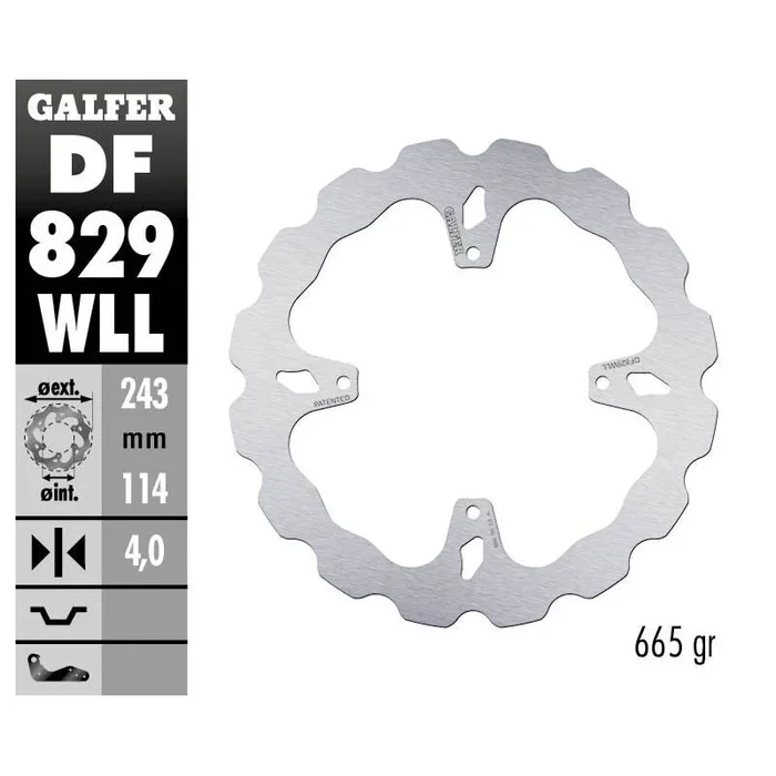 BRAKE DISC FIXED WAVE SO