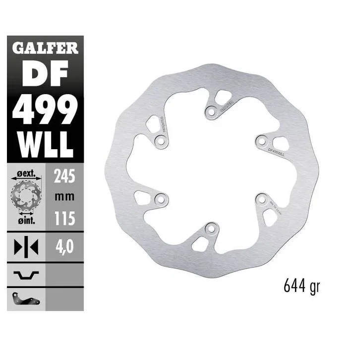 BRAKE DISC FIXED WAVE SO