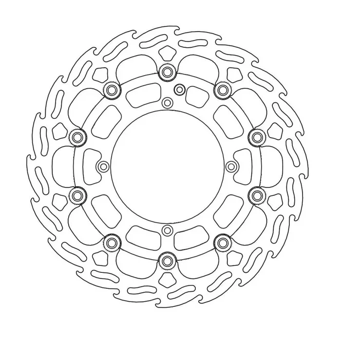 BRAKE DISC FLAME FLOAT FRONT