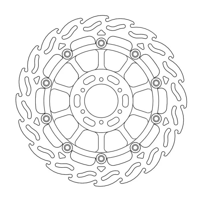 BRAKE DISC FLAME FLOAT FT L