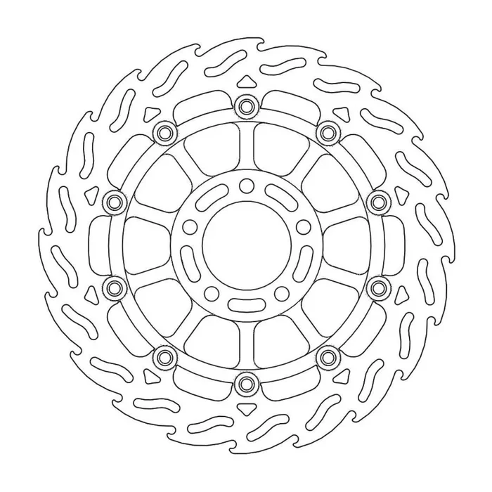 BRAKE DISC FLAME FLOAT FT L