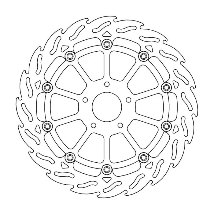 BRAKE DISC FLAME FLOAT FT L