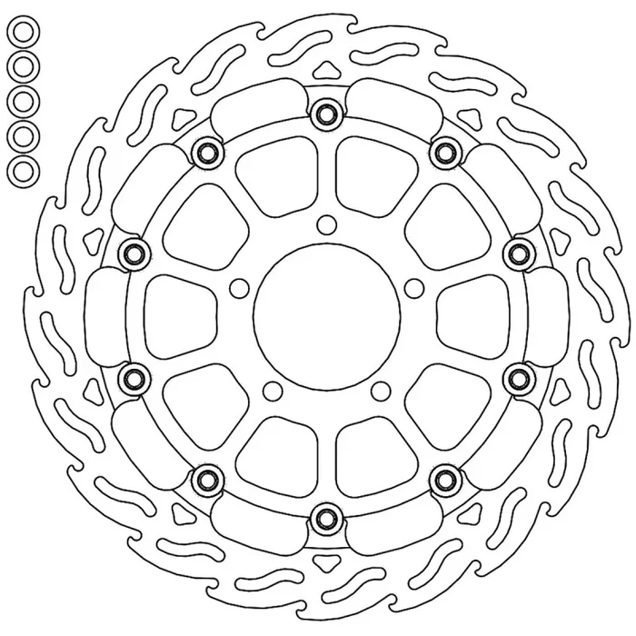 BRAKE DISC FLAME FLOAT FT L