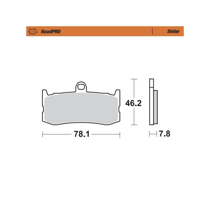 BRAKE PAD SINTER FRONT