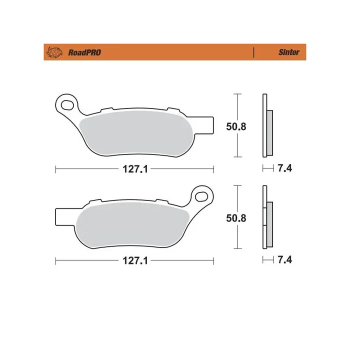 BRAKE PAD SINTER REAR