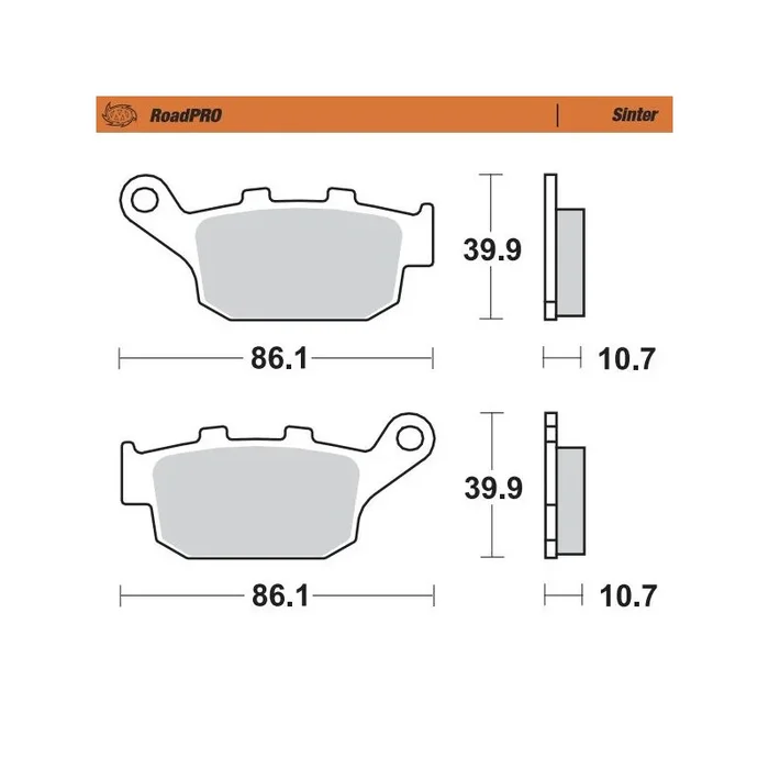 BRAKE PAD SINTER REAR