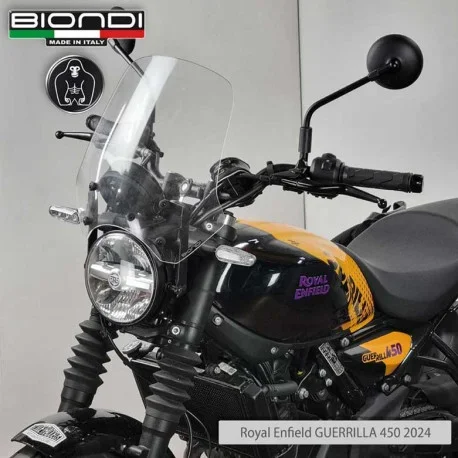 BULLE BIONDI TOURING TRANSPARANT ROYAL ENFIELD GUERRILLA 450 2024+