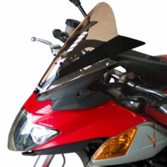 Bulle Bullster double courbure incoloreCAGIVA 650 V-RAPTOR 650 – 2001 – 2007Ref : BC005DCIN