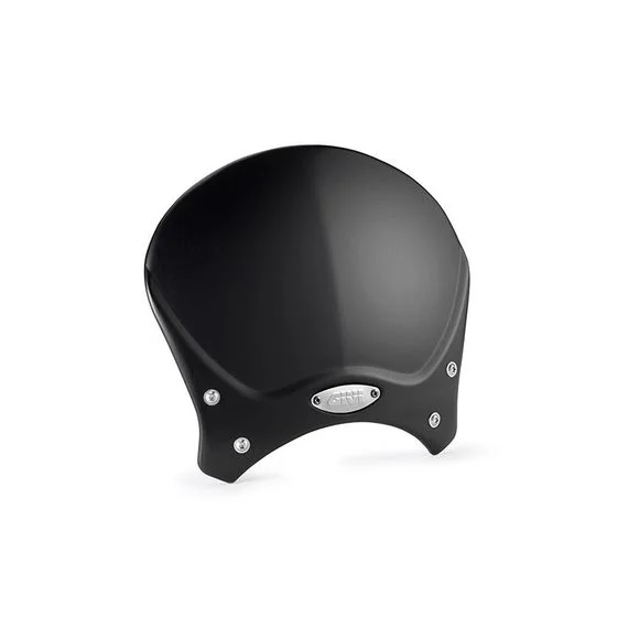 Bulle Givi noir Look café racer – Incolore Ref : 100ALB
