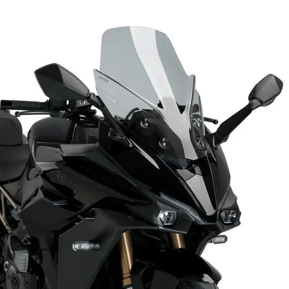 Bulle Puig TOURING (+ 8 cm) – GrisSUZUKI 1000 GSX-S 1000 GT – 2022 – 2025Ref : PUI0342