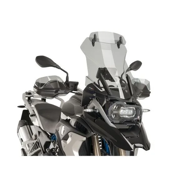 Bulle Puig Touring avec visière – Gris Ref : 6504H