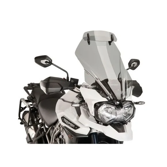 Bulle Puig Touring avec visière – Gris Ref : 8916H