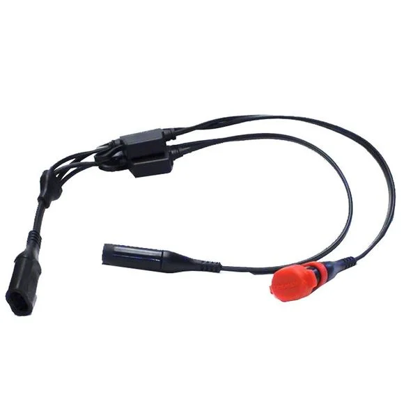 Câble chargeur de batterie Tecmate O-5 DEDOUBLEUR AVEC FUSIBLE Universel Ref : TC0009 / SAE75