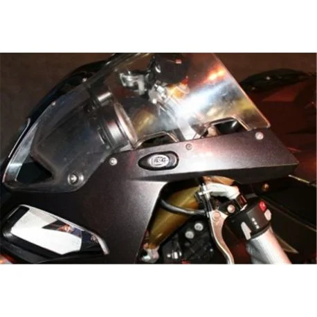Caches orifice retroviseur R&G RACING noir BMW S1000RR 2010-2018