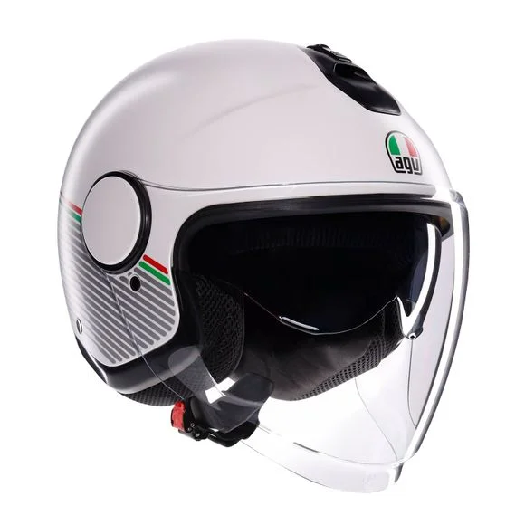 Casque AGV ETERES – CAPOLIVERI – Blanc / Vert Ref : AG1076